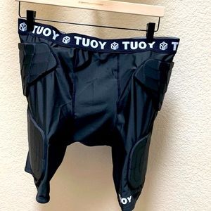 🔹NEW WOT.. TUOY Men's Padded Compression Shorts